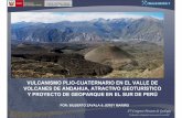 Vulcanismo plio-cuaternario en el valle de volcanes de Andahua, atractivo geoturístico y proyecto de geoparque en el sur de Perú