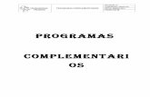 Ppr3. programas complementarios