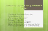 Sistemas operativos y software libre