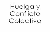 Huelga y conflicto colectivo