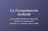 La competencia judicial