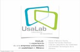 UsaLab: la experiencia de una empresa universitaria de usabilidad en México