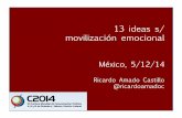#Cumbre2014 13 ideas sobre movilizacion emocional