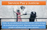Algunas razones para no juzgar a adolescentes como adultos (power point realizado por el SERPAJ-Uruguay)