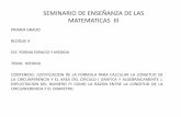 Seminario de ensenanza de las matematicas  iii