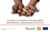 La papa y su aporte a la seguridad alimentaria y nutricional en el Perú