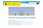 Sistema presupuestario español  / Jaime Sánchez Mayoral (España)