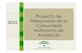 Proyecto Presupuesto Andalucía 2015