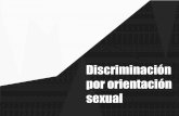 Discriminación por orientación sexual