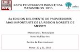 EXPO PROVEEDOR INDUSTRIAL MATAMOROS 2015