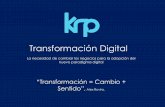 Transformación digital Areas y Tecnologías
