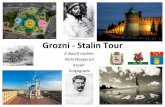 "Grozny - Stalin Tour" con el esquema del tour