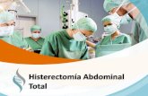 Histerectomia abdominal total y vaginal