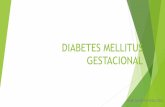 Diabetes mellitus gestacional expo lunes