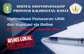 Presentasi Bimtek Disperindagkop Provinsi Kalimantan Barat 2014