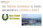 Ideas de Practicas Sustentables para Eco Hotel El Ocaso - Colombia