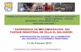 Experiencias de Implementacion del Parque Industrial de Villa Salvador - Lima