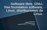 Software libre, GNU, free foundation software