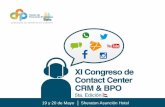 XI Congreso de Contact Center CRM & BPO 19 y 20 de mayo 2015