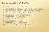 Educacion en Roma