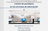 Cambio de paradigma bibliotecarios jurídicos argentina
