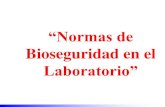 Normas de Bioseguridad en el Laboratorio