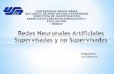 Redes neuronales artificiales supervisadas y no supervisadas