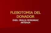Flebotomia del donador