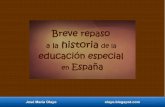 Historia de la educación especial.
