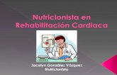 Nutricionista en rehabilitación cardiaca