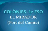 Presentació Colònies El Mirador (Port del Compte) 2014 - 1r ESO
