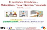 El curriculum bimodal en Matemáticas, Tecnología, Física y Química