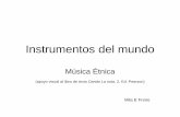 Instrumentos musicales del mundo    adaptado libro dando la nota, 2