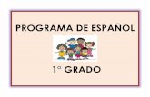 Programa de español  (primero)