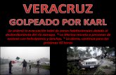 Veracruz golpeado por el huracan Karl