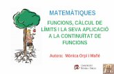 Funcions, límits i les seves aplicacions - Mònica Orpí i Mañé