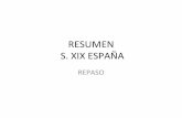 Resumen S. XIX Historia de España