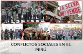 CONFLICTOS SOCIALES EN EL PERÚ