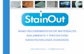 Nanotecnología Stainout