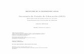 Currículo Nivel Inicial. Secretaría de Estado de Educación (MINERD) 2000  (Libro Rojo)