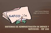 Sistemas de administración de bienes y servicios –SAFCO