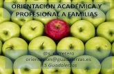 Orientación académica y profesional familias