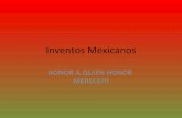 Inventos mexicanos