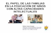 El papel de las familias en la educación de niños con Altas Capacidades Intelectuales