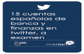 15 cuentas en Twitter de la banca española
