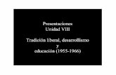 Presentaciones Unidad VIII  (1955-1966)
