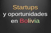 StartUps y Bolivia. 20 años sistemas UCB