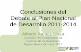 Presentación debate PND 2011-2014