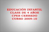 Educación infantil cumples 2010