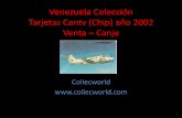 Colección Tarjetas Telefonicas Venezuela Cantv – Chip (2002)